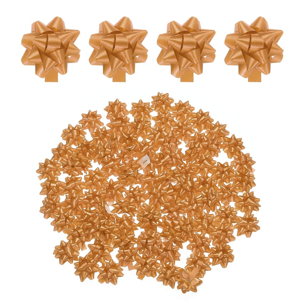 90pcs 1 1/4" Mini Star Gift Bows Christmas Bows for Gift Wrapping