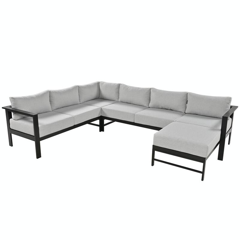 U-shaped Multi-Person Outdoor Sofa Set