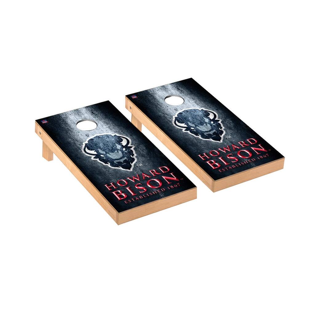 Howard Bison Museum Cornhole Board Set
