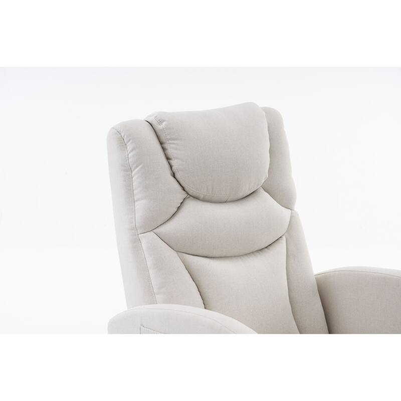 Rocking Chair With Adjustable Footrest