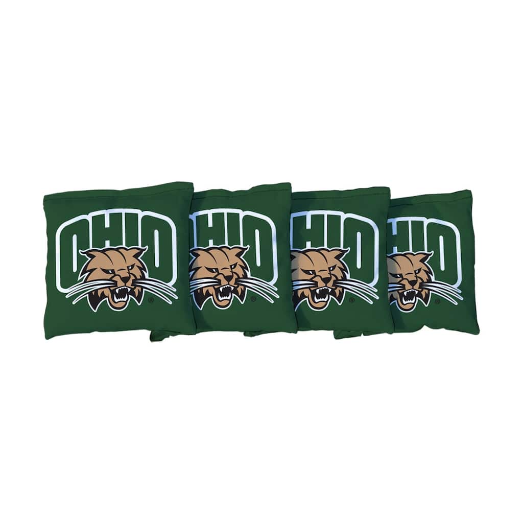 Ohio University Green Cornhole Bags