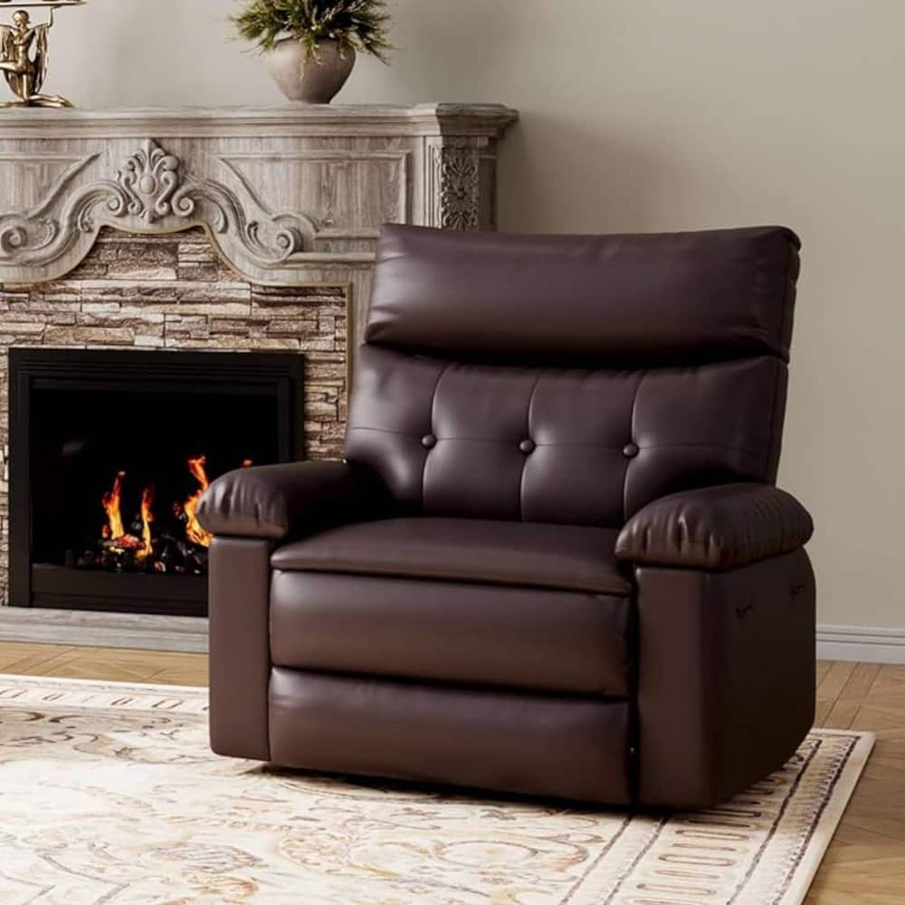 Oversized Manual Rocking Recliner Sofa Chair for Living Room Bedroom Relaxation