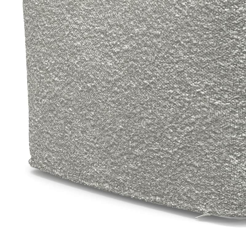 WYNDENHALL Lyanna Contemporary Square Pouf in Boucle