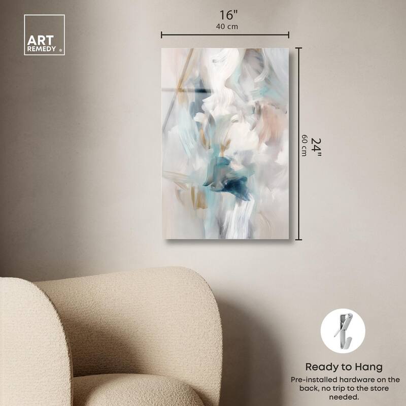 Whispering Colors III Acrylic by Art Remedy, Ready to Hang