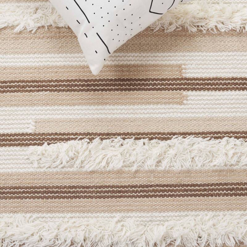 SAFAVIEH Handmade Kenya Herta Striped Wool Rug