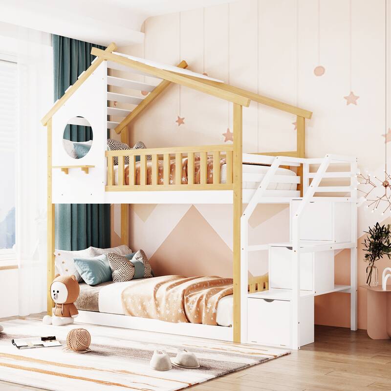 Twin-Over-Twin Bunk Bed