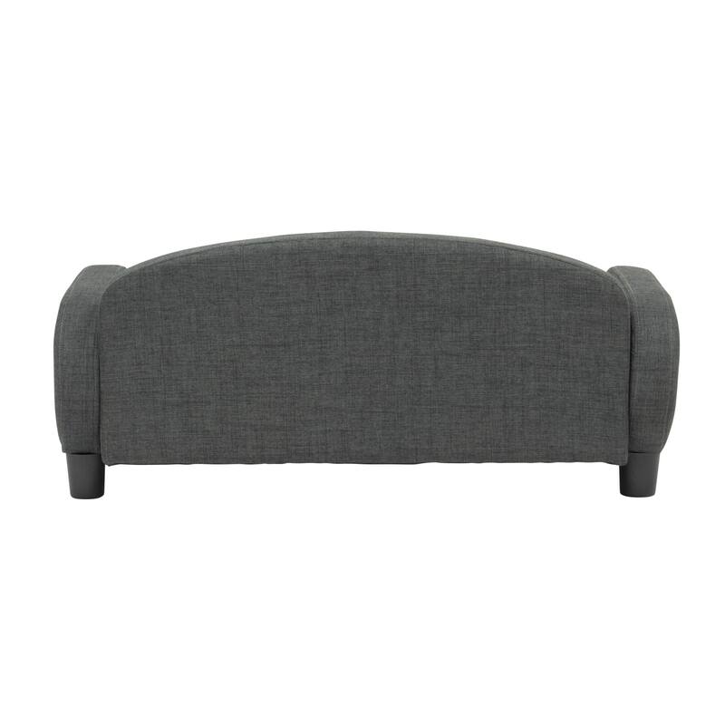 Paws & Purrs Modern Pet Sofa Bed Low-Back Lounger for Dogs & Cats – Removable Washable Mattress Cover