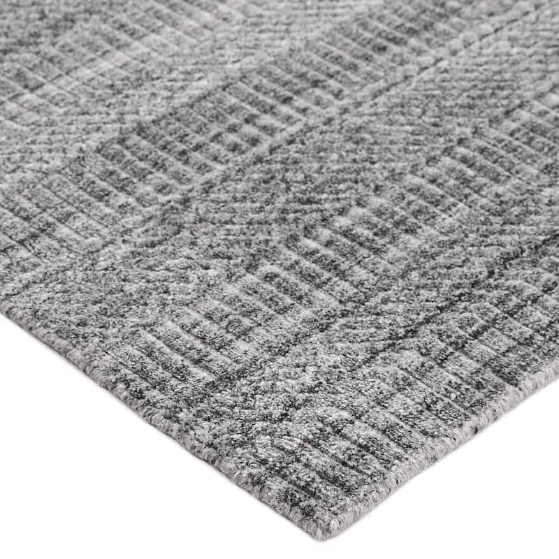Overton Handmade Modern Contemporary Striped Area Rug