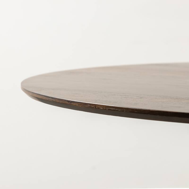 86" Double Pedestal Oval Dining Table