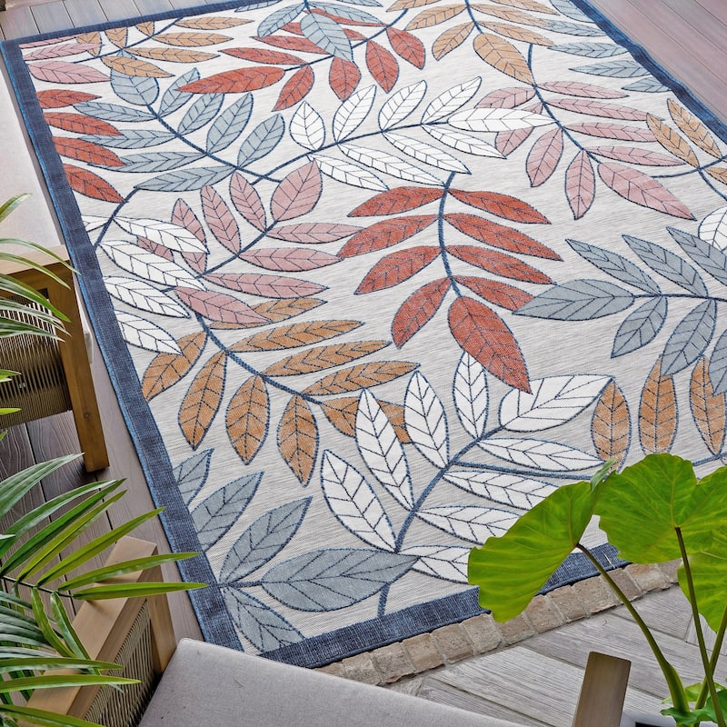 Tropicana Tropical Floral Indoor/Outdoor Area Rug