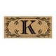 preview thumbnail 11 of 24, Monogram Flocked Sassafras Coir Switch Mat K