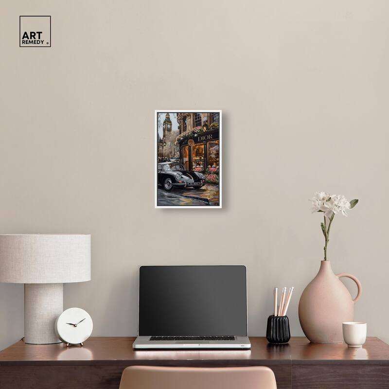 A View of London from the Car Canvas by Art Remedy