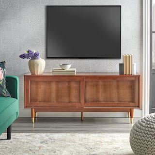 angleo:HOME Allen Cane Front Sliding Door TV Stand