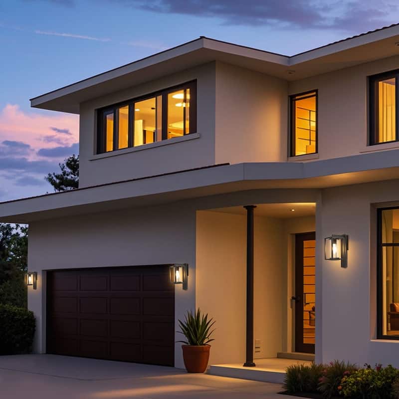 Outdoor Wall Light with Motion Sensor,Dusk to Dawn Pure Aluminum Wall Mount Lamp