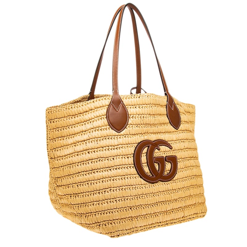 Gucci Woven Medium Tote Bag