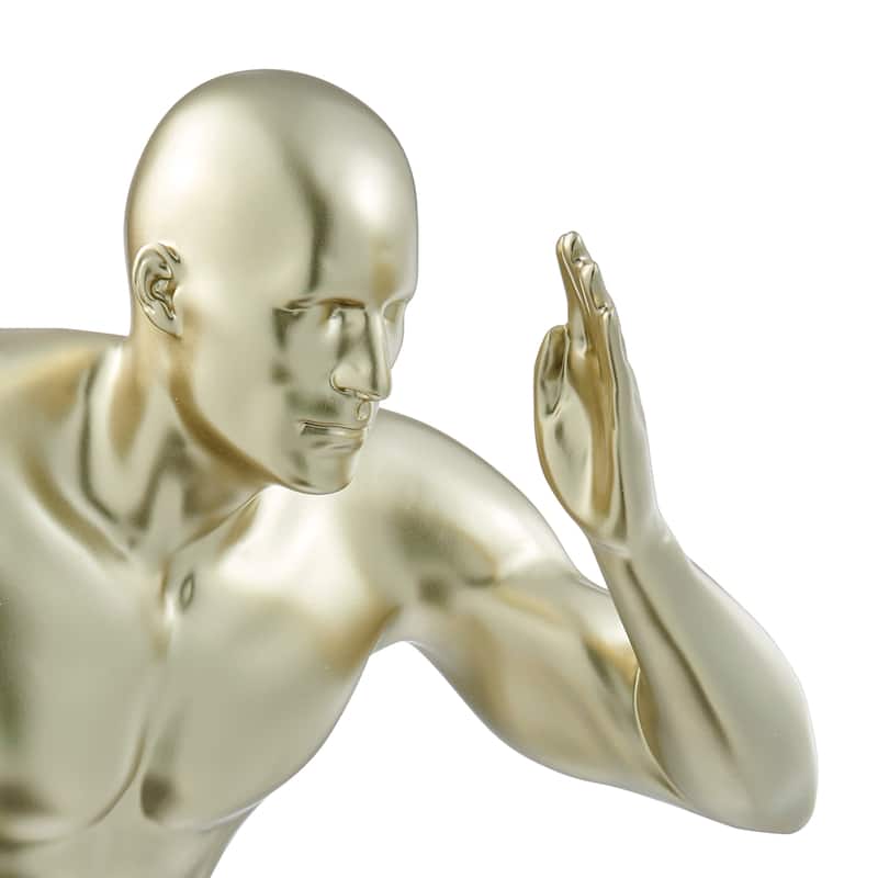 Wall Runner 20" Man Resin Sculpture