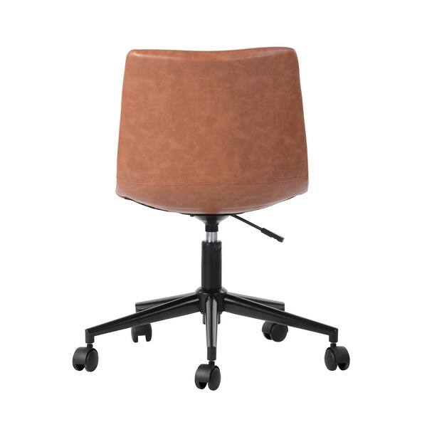 Furniture R Home Study Room Brown Secretary Office Chair Overstock 31509614