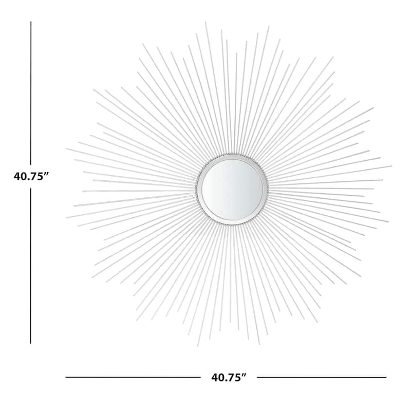 SAFAVIEH Allyssa 41-inch Sunburst Round Mirror - 40.8" W x 0.8" L x 40.8" H - 41Wx1Dx41H