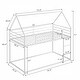 preview thumbnail 3 of 30, Stylish & Timeless Design Twin over Twin House Bunk Bed with Built-in Ladder, Sturdy Construction & Safety Guaranteed, White