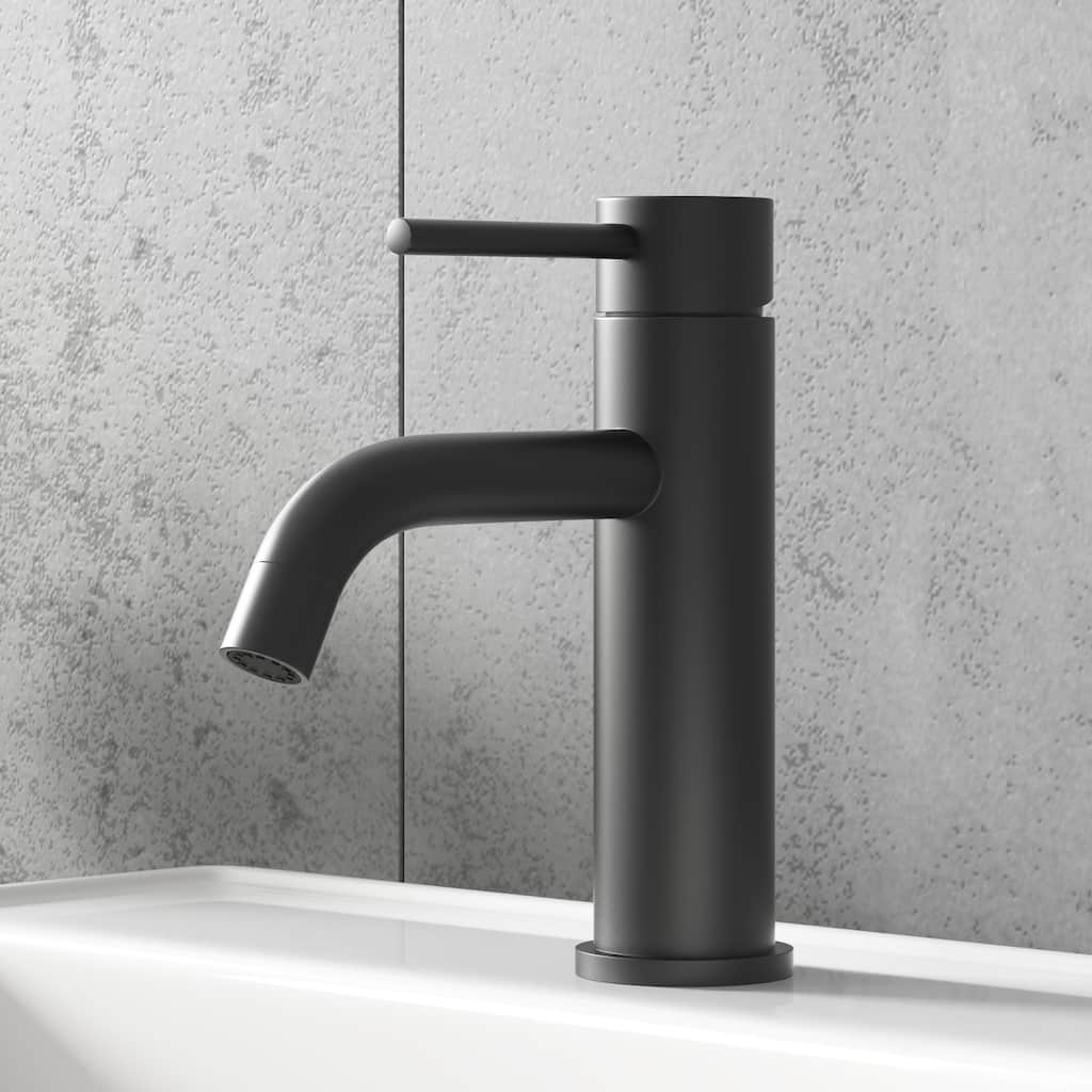 Modern Single Lever Bathroom Basin Sink Faucet with Pop Up Drain