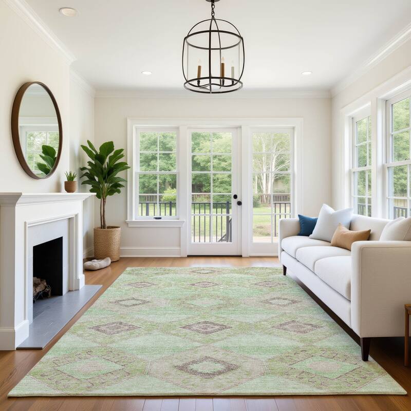 Premium Washable Super Soft Modern Global Mayfield Rug