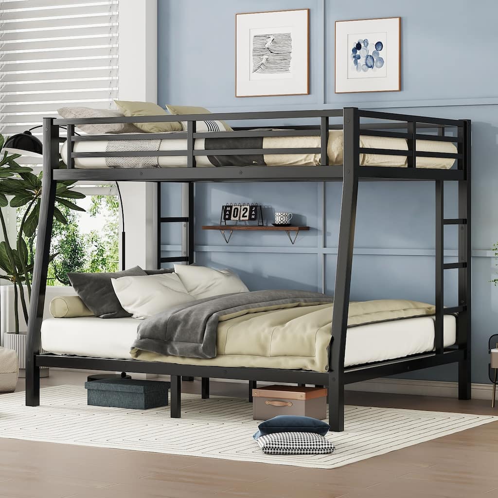 GDFStudio - Jan Bunk Bed for Teens and Adults with Space-Saving and Noise Reduced