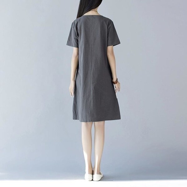 linen party dress