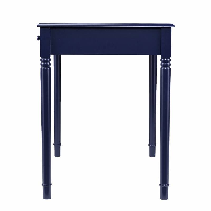 42.75" Navy Blue Writing Desk
