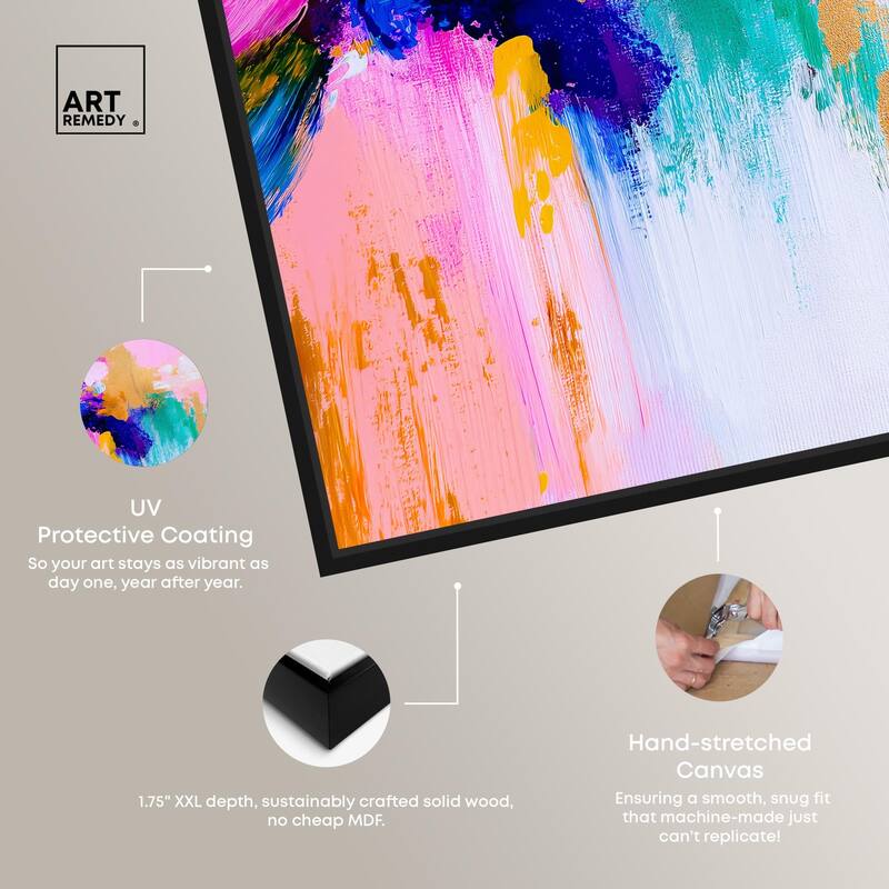 Contrast of Purity III Canvas by Art Remedy