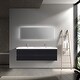 preview thumbnail 143 of 169, CASAINC Floating Bathroom Vanity with Resin Top Basin and Soft Closing Drawers