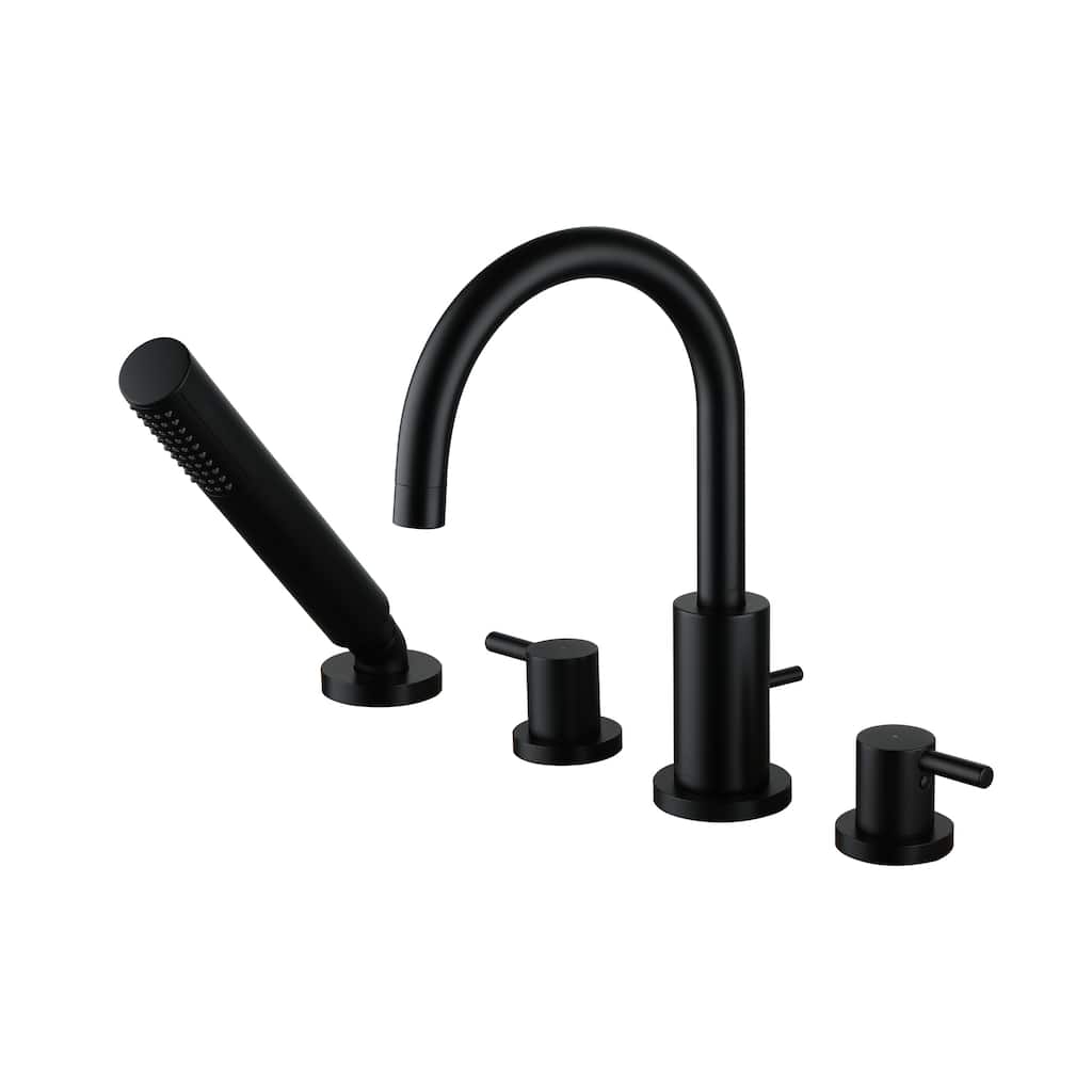 Single-Handle Deck-Mount Roman Tub Faucet