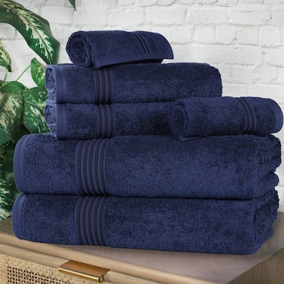 Superior Heritage Egyptian Cotton Absorbent 6-Piece Towel Set