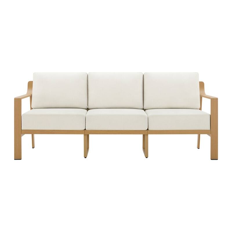 Spruce & Spring Outdoor Patio Furniture Set Aluminum Sofa Accent Chair