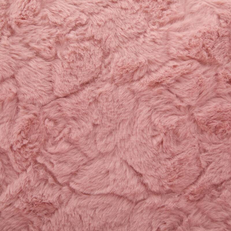 Artificial rabbit hair Home Office Chair with Metal Base, Adjustable Desk Chair Swivel Chair