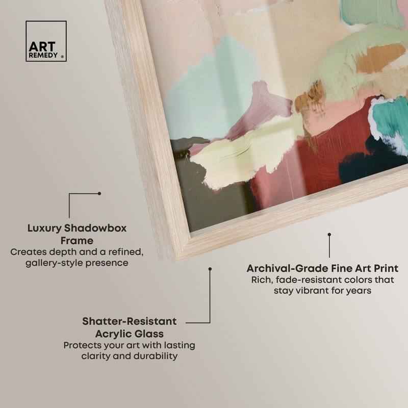 Brushed Beauty III Shadowbox by Art Remedy