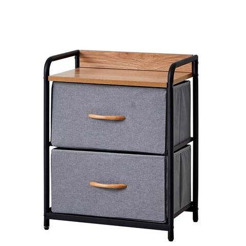 Querencia Gray Finish Chest of Drawers