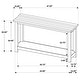 preview thumbnail 10 of 19, Payne Wood Entryway Sofa Console Table - 47.25'' x 15.00'' x 30.25''