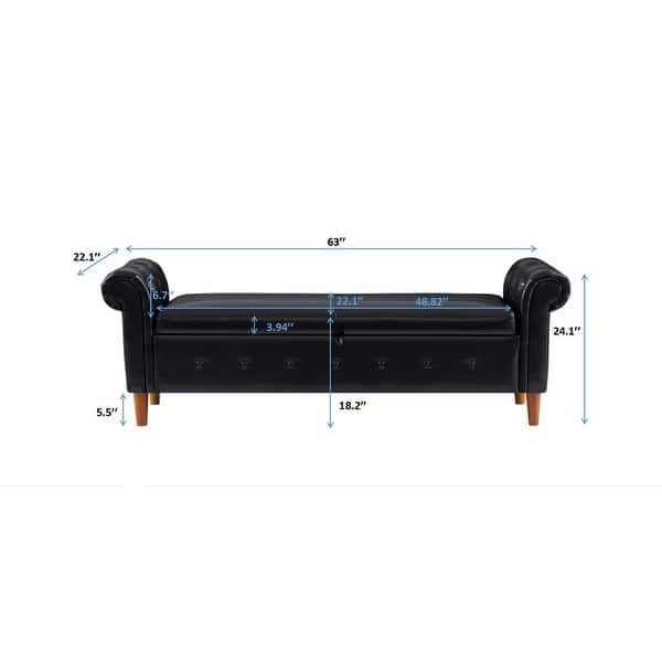 Multifunctional Storage Rectangular Sofa Stool - Bed Bath & Beyond ...