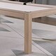 preview thumbnail 15 of 35, Olivia 8ft Driftwood Ash Billiard Slate Pool Table with Dining Top