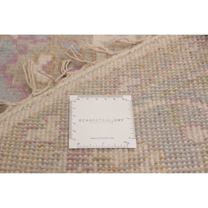 ECARPETGALLERY Hand-knotted Royal Oushak Cream Wool Rug - 6'0 x 6'0