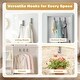 preview thumbnail 16 of 32, Folding Coat Hooks, 4Pcs Foldable Heavy Duty Wall Hooks