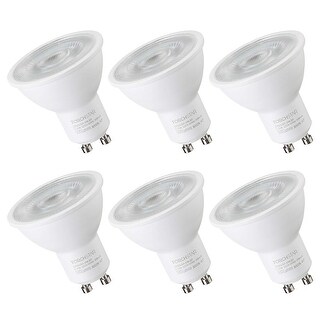 MR16 GU10 LED Bulbs Dimmable, 50W Equivalent, 500 Lumens, 120V, 3000K ...