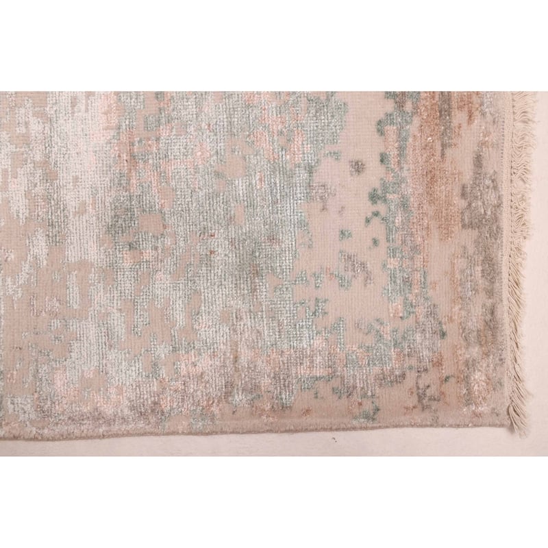 ECARPETGALLERY Hand-knotted Legacy Beige Silk, Wool Rug - 7'11 x 9'10