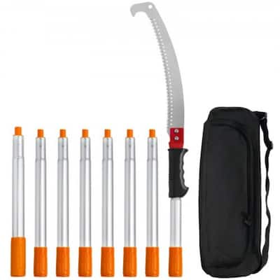 9.8 Feet Extendable Tree Pruner with Sharp Steel Blade for High Branches and Trimming Multi-Functional Tool - 4.6 ft-9.8 ft