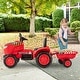 preview thumbnail 12 of 26, 12V Kids Ride On Tractor with Trailer and Remote Control - 49” x 23” x 24” (L x W x H)