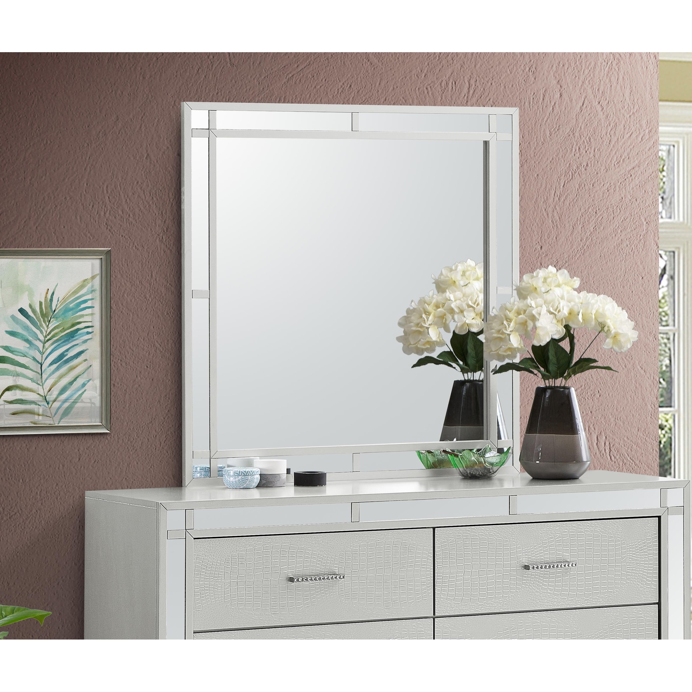 GDF Studio - Madison Contemporary Mirror with LED Light