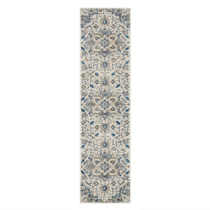 Mohawk Home Pandora Floral Ornamental Medallion Woven Area Rug
