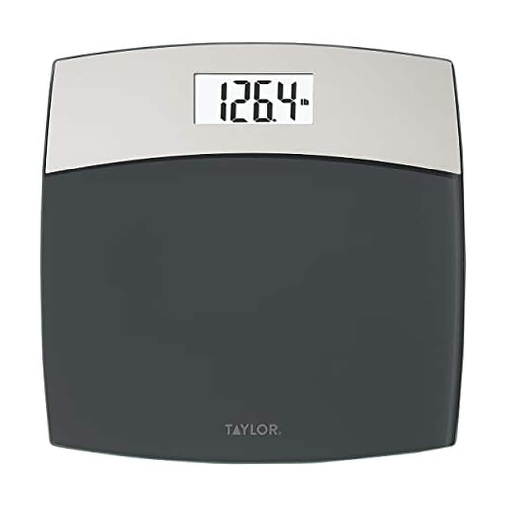 Taylor Digital Scales for Bodyweight Mixed Metal with Brushed Stainless Steel