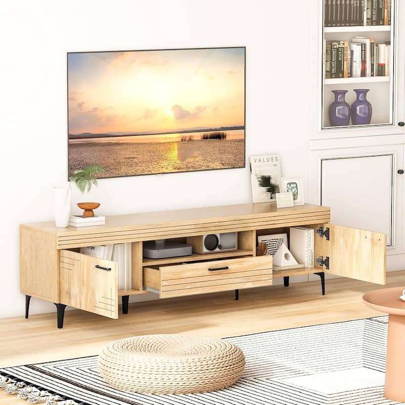 Modern Entertainment Center Media Console TV Stand for TV up to 65''