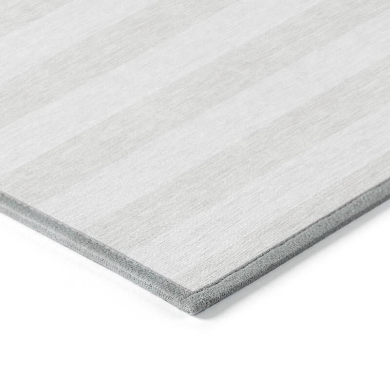 Alluva Stripe Weather Resistant Blended Style Outdoor Rug